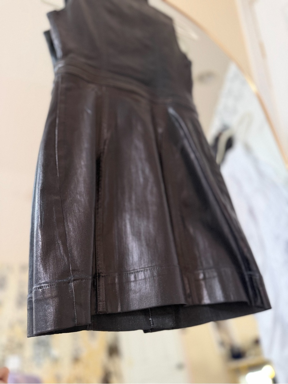 RAMY BROOK Katalina Metallic Denim Dress Black ~ NWT Size 25/XS - Retail $425 - Picture 9 of 10